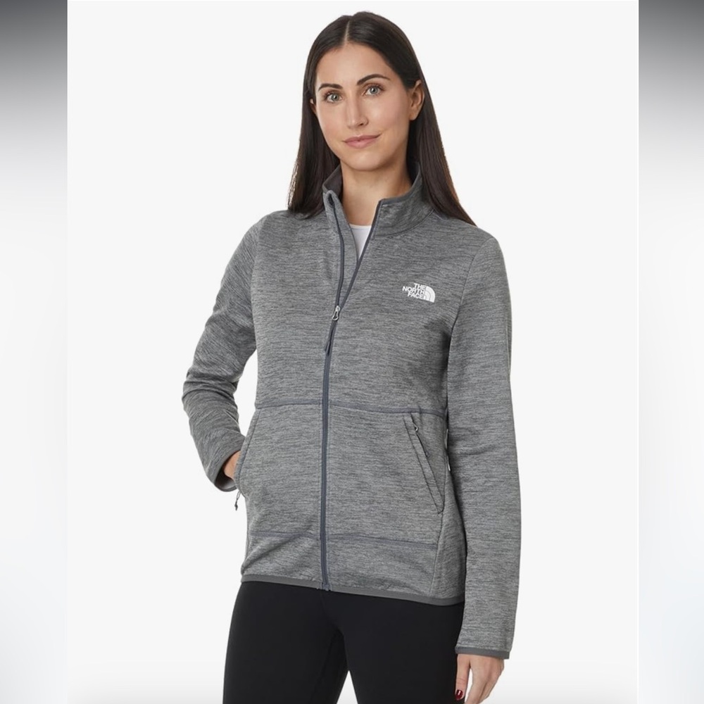THE NORTH FACE Women's Canyonlands Full Zip Sweatshirt TNF Medium Grey Heather